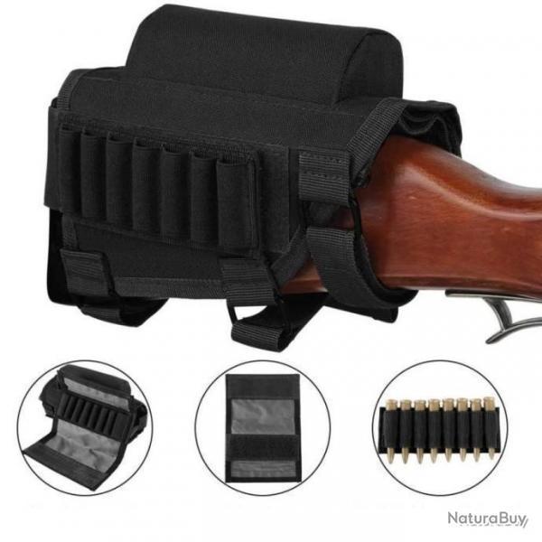 BUSC DE CROSSE DROITIER OU GAUCHER AVEC CARTOUCHIRE - NOIR TAN KAKI - LIVRAISON GRATUITE !!