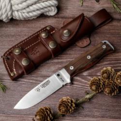 Couteau CUDEMAN mt-5 120-G manche noyer 22.5cm + étui