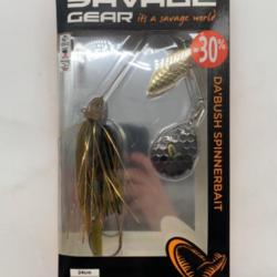 Leurre dur Savage gear spinner bait da'bush 24cm 55g motor oil