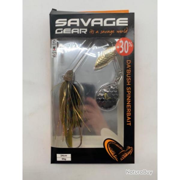 Leurre dur Savage gear spinner bait da'bush 24cm 55g motor oil