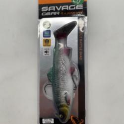 Leurre souple arme Savage gear 4D trout rattle shad 17CM