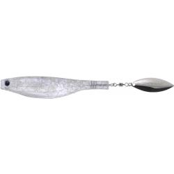 Leurre Souple Hyperlastics Dartspin 15cm See Through Clear / Silver