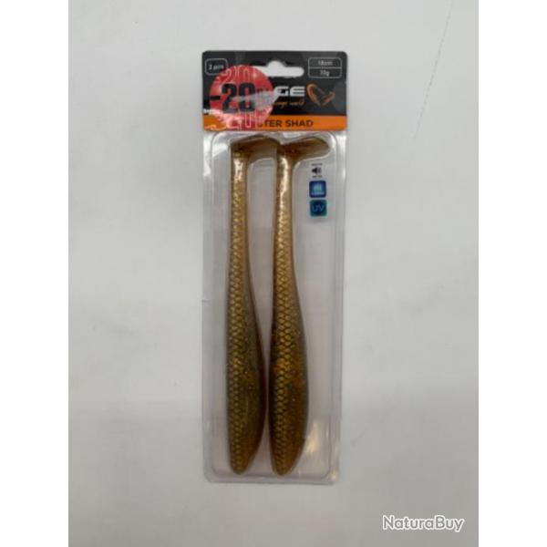 Lot de 2 leurres souples Savage gear monster shad 18cm