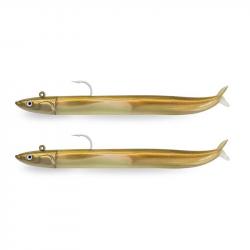 Combo Leurres Souples Fiiish Crazy Sand Eel 150 15cm 20g Gold