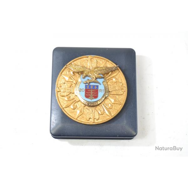 Mdaille de table 20 RI 20e Rgiment d'Infanterie