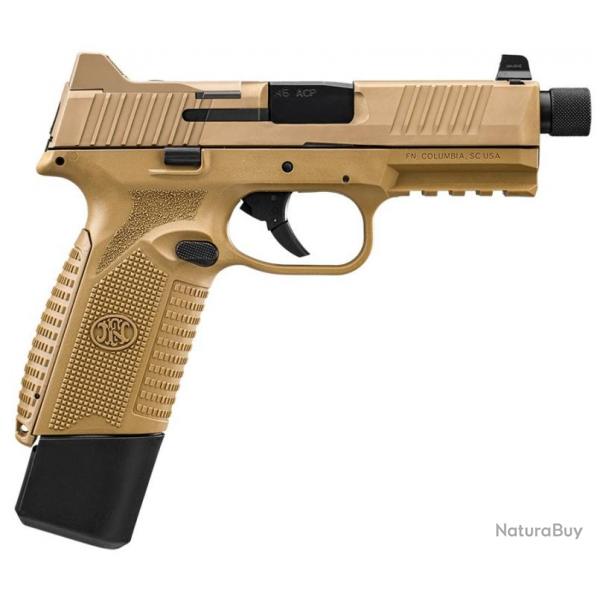 Pistolet semi automatique FN HERSTAL 545 Tactical 45ACP FDE/FDE