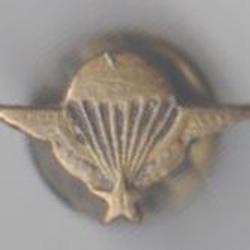 BMP. Brevet Militaire Parachutiste. SM. Insigne de boutonnière, à vis.