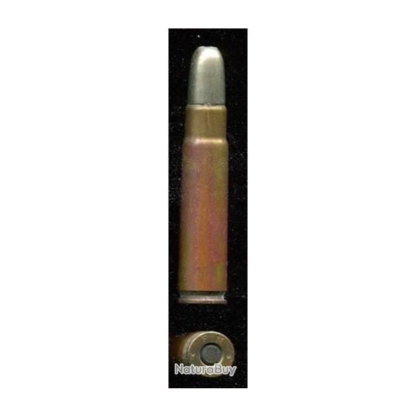 .35 Remington - marquage : FN * * * - balle nickel pointe plomb