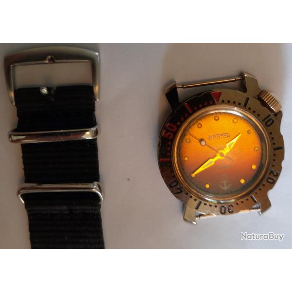 montre militaire russe Vostok plonge vintage mcanique