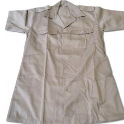 Chemise manche courte beige Taille M uniquement