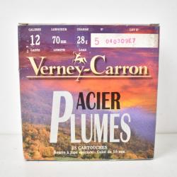 50 Cartouches Verney-Carron Acier Plumes calibre 12