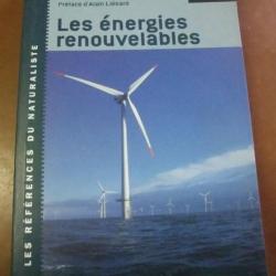 Livre sur les Energies renouvelables de J-C. Lhomme 2004 Delachaux et Niestlé