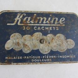 Boite publicitaire en tôle Kalmine 1920/30