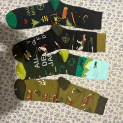 Chaussettes style chasse