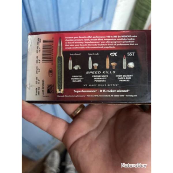 Balle hornady cal 7mm-08 REM 139 gr SST