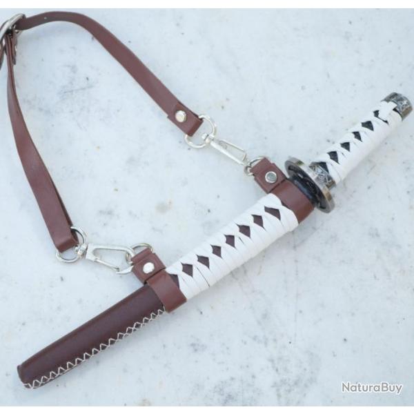 Rduction d'un sabre japonais KATANA coupe papier - THE WALKING DEAD 2016 Michonne ref EBR24SJP001