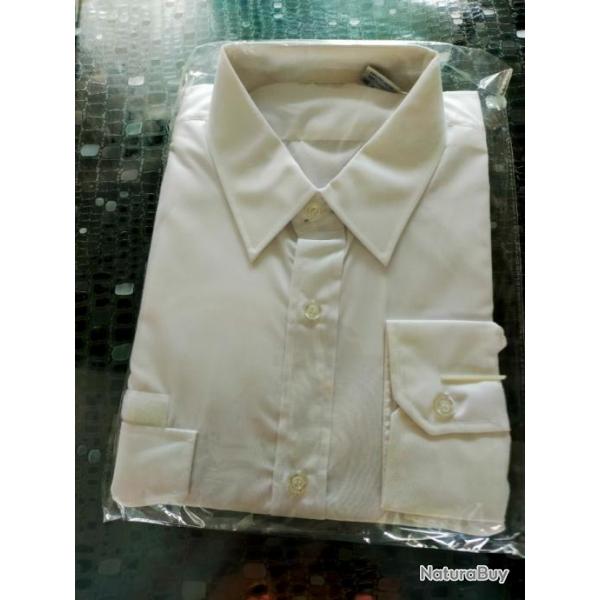 Chemise blanche homme taille 5 quipe velcro neuve