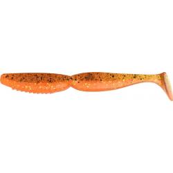 Leurre Souple Super Spindle Worm 4" TINSEL ORANGE