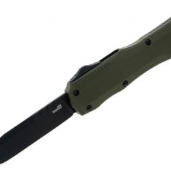 Couteau Automatique Kershaw OTF AUTO CPM-MagnaCut Black Tanto Manche Alu Clip USA KS9000TOLBLK