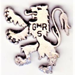 GMR 5. Groupement des Moyens Régionaux N° 5. Insigne de boutonnière pour être clipsé. SM.