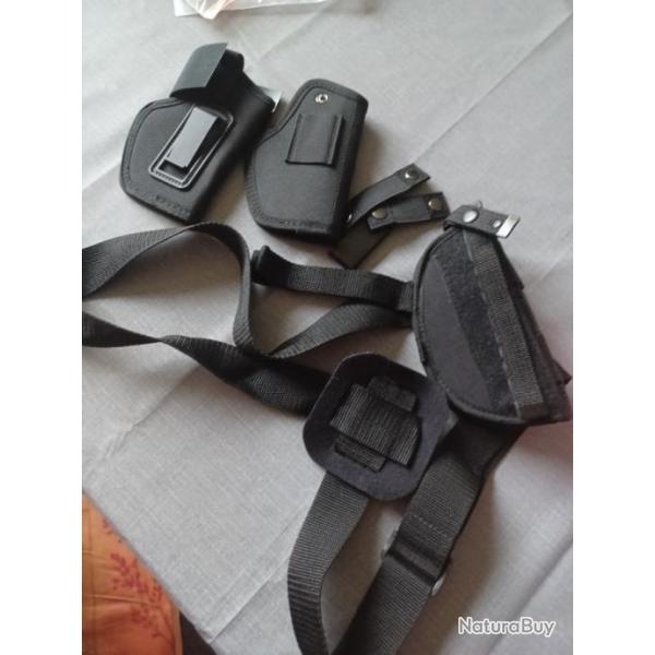 3 holster 1 d'paule.