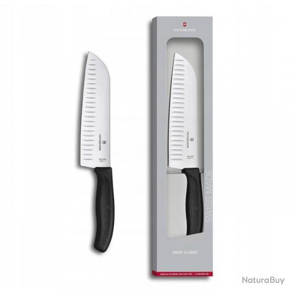 Victorinox 6.8523.17G Couteau Santoku Alvole 17cm