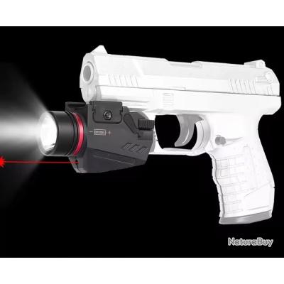 Lampe Laser Rouge Magorui Pour Rail Picatinny – Marque InTheTarget