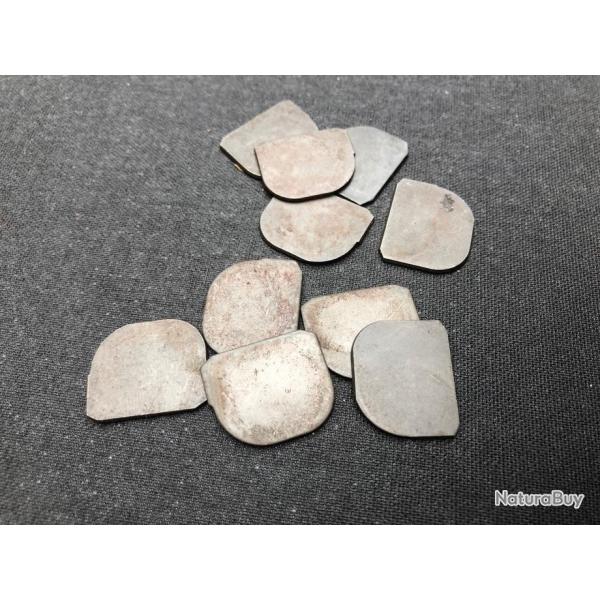 LOT DE 10PLAQUETTES DE MANOEUVRE FSA MAS 49/56