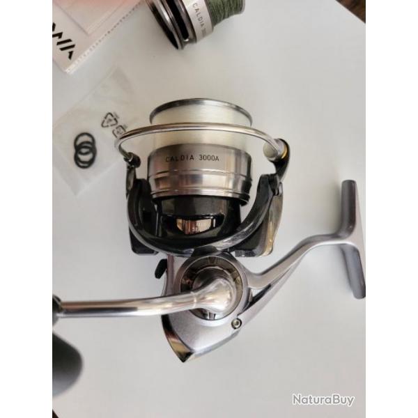 A saisir ! Moulinet carnassiers Daiwa caldia 3000A  avec 2 bobine Neuf