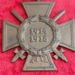 Croix d'honneur du combattant allemand WW1 14/18 ERK