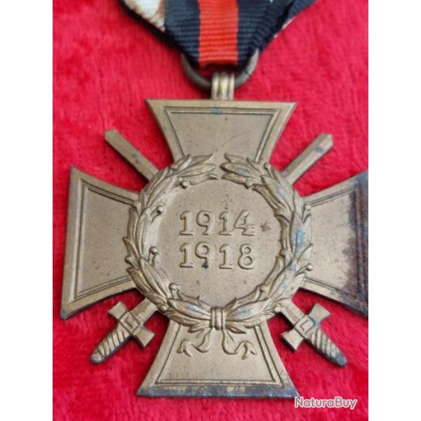 Croix d'honneur du combattant allemand WW1 14/18 BHL