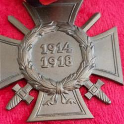 Croix d'honneur du combattant allemand WW1 14/18 G 7