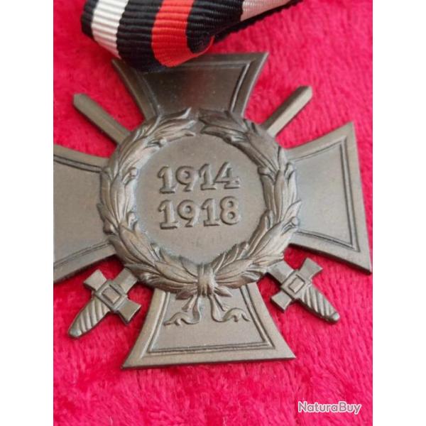 Croix d'honneur du combattant allemand WW1 14/18 G 7