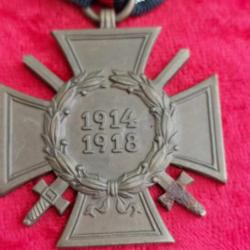 Croix d'honneur du combattant allemand WW1 14/18 N & H