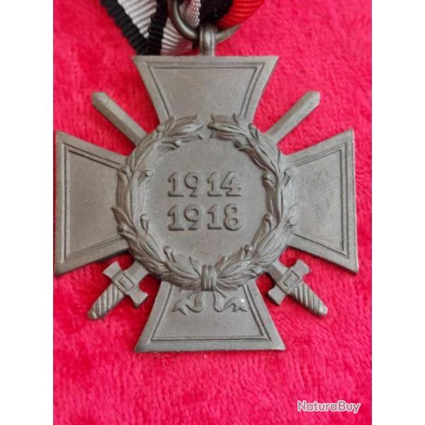 Croix d'honneur du combattant allemand WW1 14/18 O & B