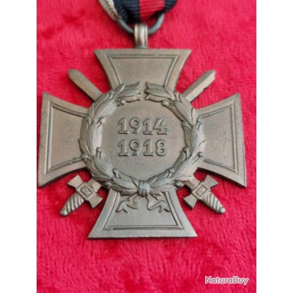 Croix d'honneur du combattant allemand WW1 14/18 PSL