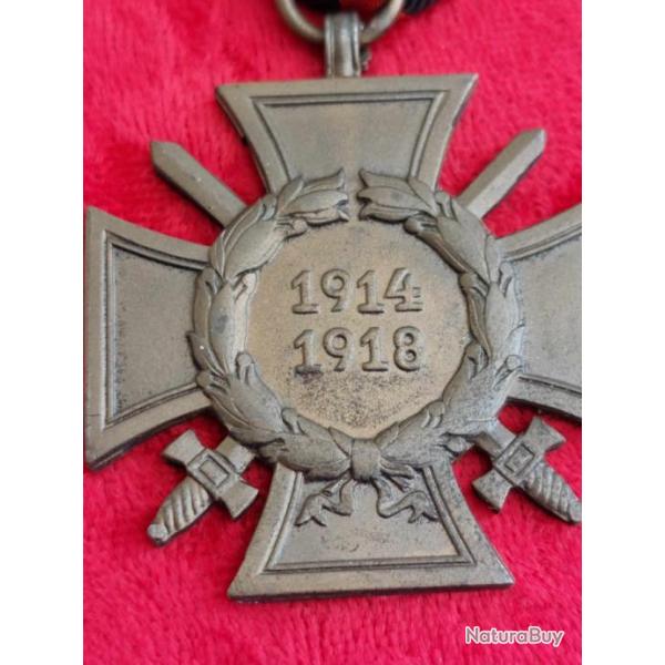 Croix d'honneur du combattant allemand WW1 14/18 PSL 2