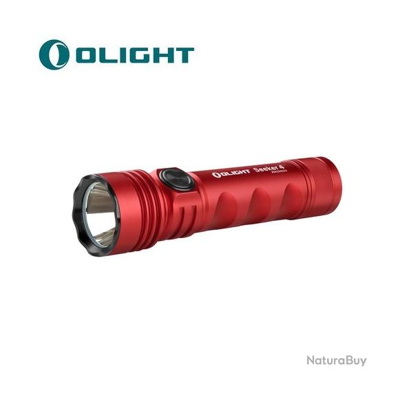 Vente Flash ! - Lampe Torche Olight SEEKER 4 Rouge - 3100 Lumens