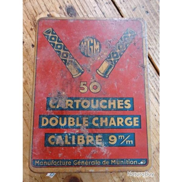 Cartouches double charge 9mm