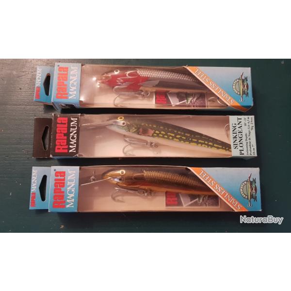 Leurres RAPALA MAGNUM 18cm neufs