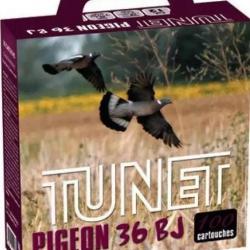 OFFRE Pack 100 cartouches Tunet Pigeon calibre 12 36 grammes plomb de 6 LIV GRATIS