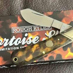 Couteau Rough Ryder Cotton Sampler Manche Imitation Tortue Lame Acier 440 RR2437