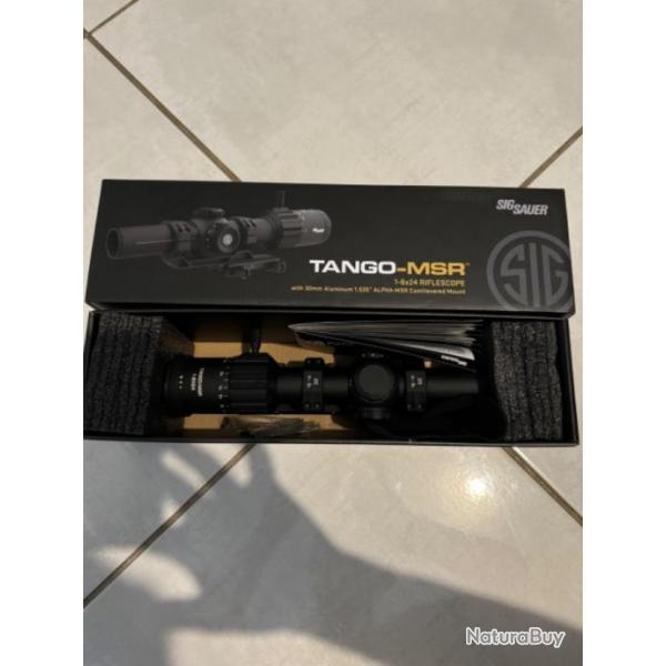 Lunette Sig Sauer Tango MSR 1-8x24, Rticule BDC8 lumineux