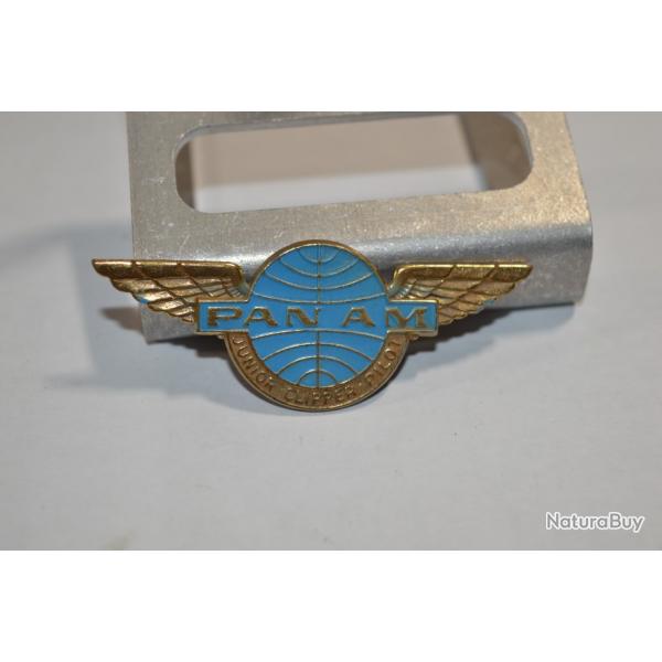 Insigne Broche pingle PANAM Clipper Pilote Wings Compagnie volante American Airlines (17)