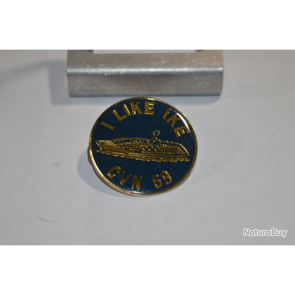 Pins Mdaille Souvenir Amricain I Like IKE CVN 69 USS Navy (17)