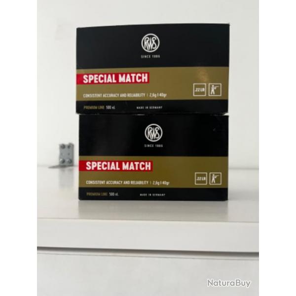 Lot 500 RWS Spcial Match 22lr