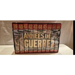 Coffret de 10 cassettes vidéo VHS "Années de guerre 1939-1945"