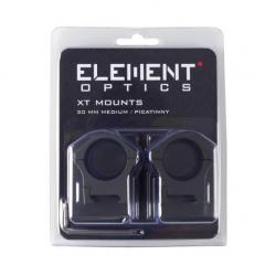 Colliers Element Optics XT MOUNTS 30 mm Haut