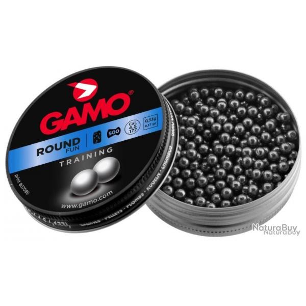 Plombs ROUND FUN 4,5 mm - GAMO par 500