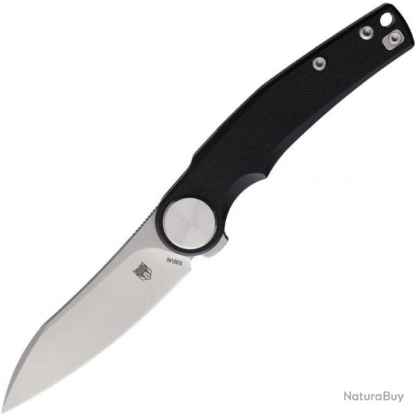 Couteau Cobratec Gladiator Black Manche G10 Lame Acier S35VN IKBS Linerlock Clip CBTGLRBLKS35